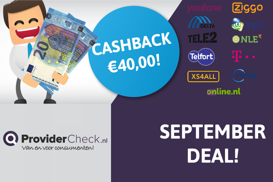 ProviderCheck.nl September deal!